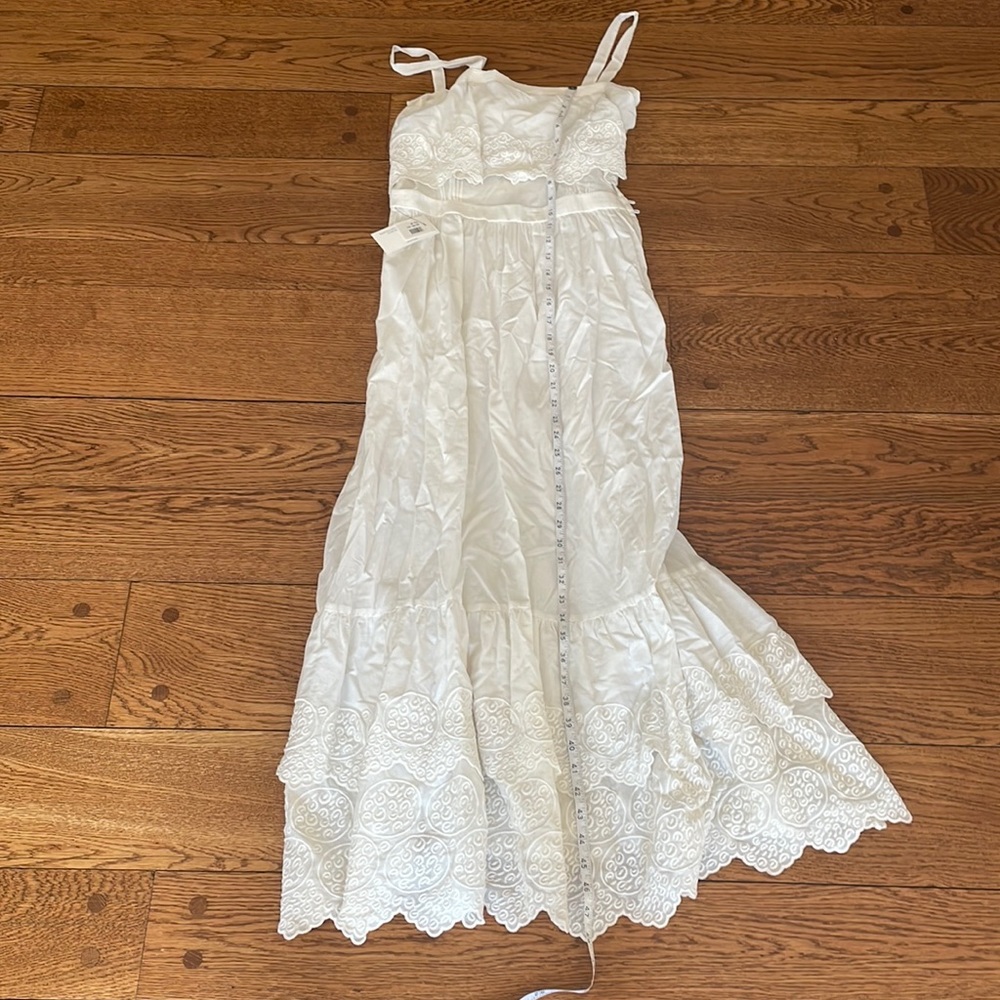 Paul & Joe white cotton maxi dress